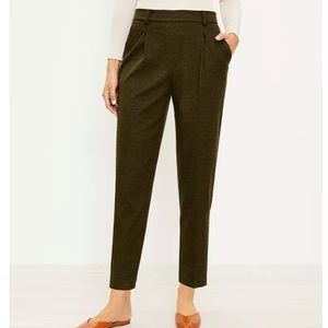 NWT LOFT FLANNEL PULL ON PANTS